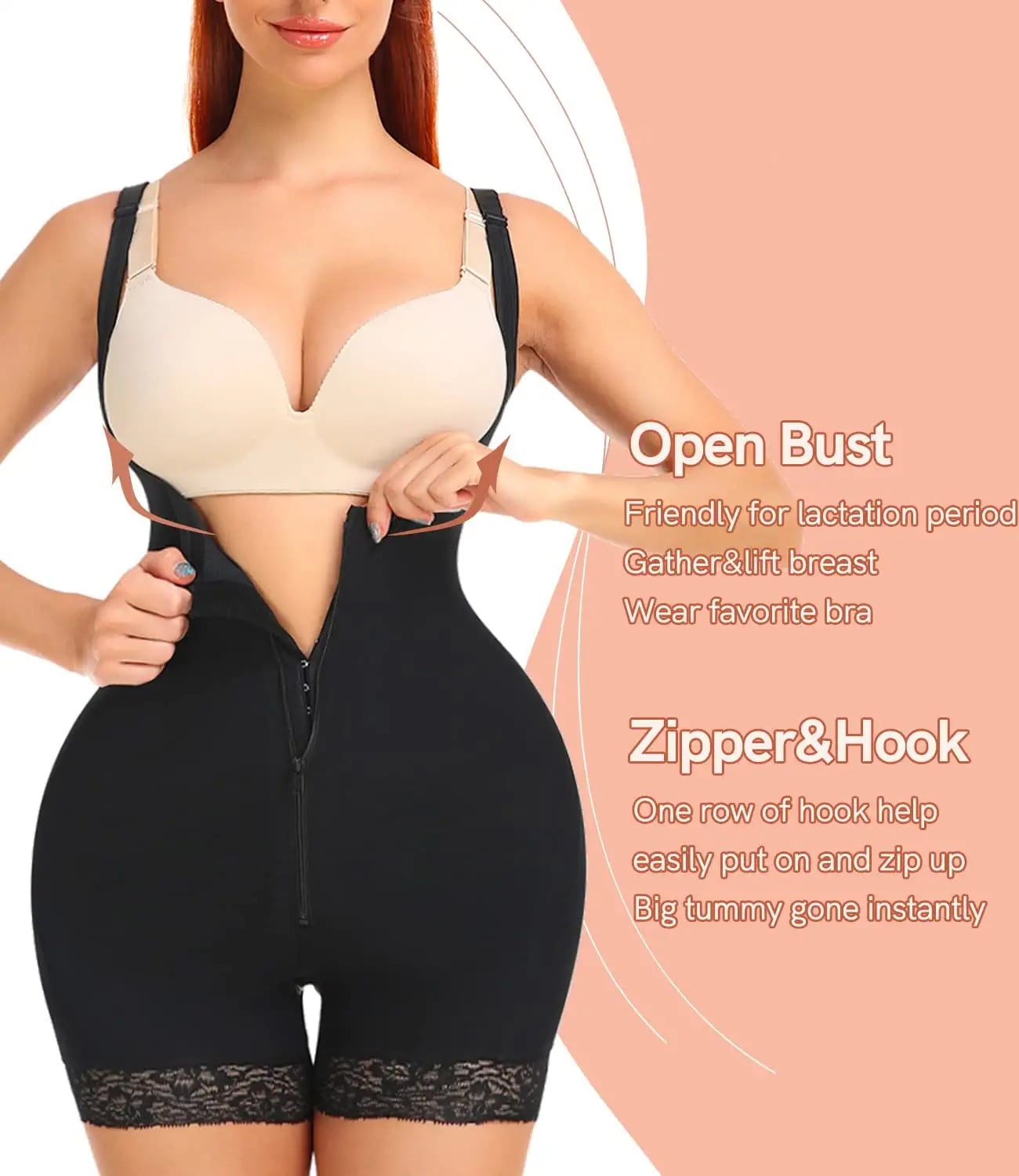 Fajas Colombianas Shapewear Bodysuit Slimming Full Body Shaper Tummy Control Tuck Girdle Shaping Postpartum
