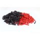 thumbnail image 1 of Rojo y negro 4mm Dia 2:1 tubos termorretráctiles de poliolefina retráctil tubo 30mm 600pcs Unique Bargains Tubos termorretráctiles, 1 of 1