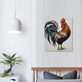 thumbnail image 3 of Nawypu  'Rooster 1' by Renee Gould, Canvas Wall Art,, 3 of 4