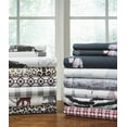thumbnail image 2 of Pointehaven  Soft Cotton 180 GSM Deep Pocket Oversized Brushed Flannel Sheet Set Python Queen Animal Print Cabin & Lodge, 2 of 7