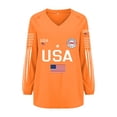 thumbnail image 4 of MEICHEN Summer Usa 250th Anniversary Printed V Neck T Shirt for Women Fashion Patriotic Pullover Top Casual Blouse Graphic Tee, 4 of 4