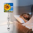 thumbnail image 4 of 12 Inch Wall Clock Battery Operated Silent Clock Decorative for Office, Kitchen, Outdoor, Living Room，Ever Blooming Sunflower Elegant, 4 of 4