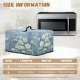 thumbnail image 6 of Whosucclay Blue Daisy Lavender Print Microwave Oven Grill Cover Protector Protective Microwave Universal Oven Dust Cover Oil-Proof Scratch Resistant Machine Protector-S, 6 of 7