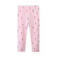 thumbnail image 4 of LYMAYTER Toddler Baby Girls Full Length Leggings Kids Spring Soft Cotton Youth Leggings Stretchy Full Ankle Length Tights 2-8Y, 4 of 10
