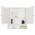 thumbnail image 3 of Armoire Murale de Salle de Bain Intérieure Générique avec Tablette et Miroir, Blanc, 3 of 9