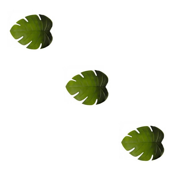 Advancent Hoja de mantel Elenxs con forma de hoja verde, alfombrilla aislante de EVA, alfombrilla de palma Tropical de simulación, alfombrilla de cocina Type5 NO5 Advancent CBP083963