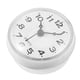 thumbnail image 4 of BRIGHTFUFU Reloj de pared impermeable de 1 pieza, reloj de pared silencioso para baño, reloj colgante con ventosa, 4 of 7