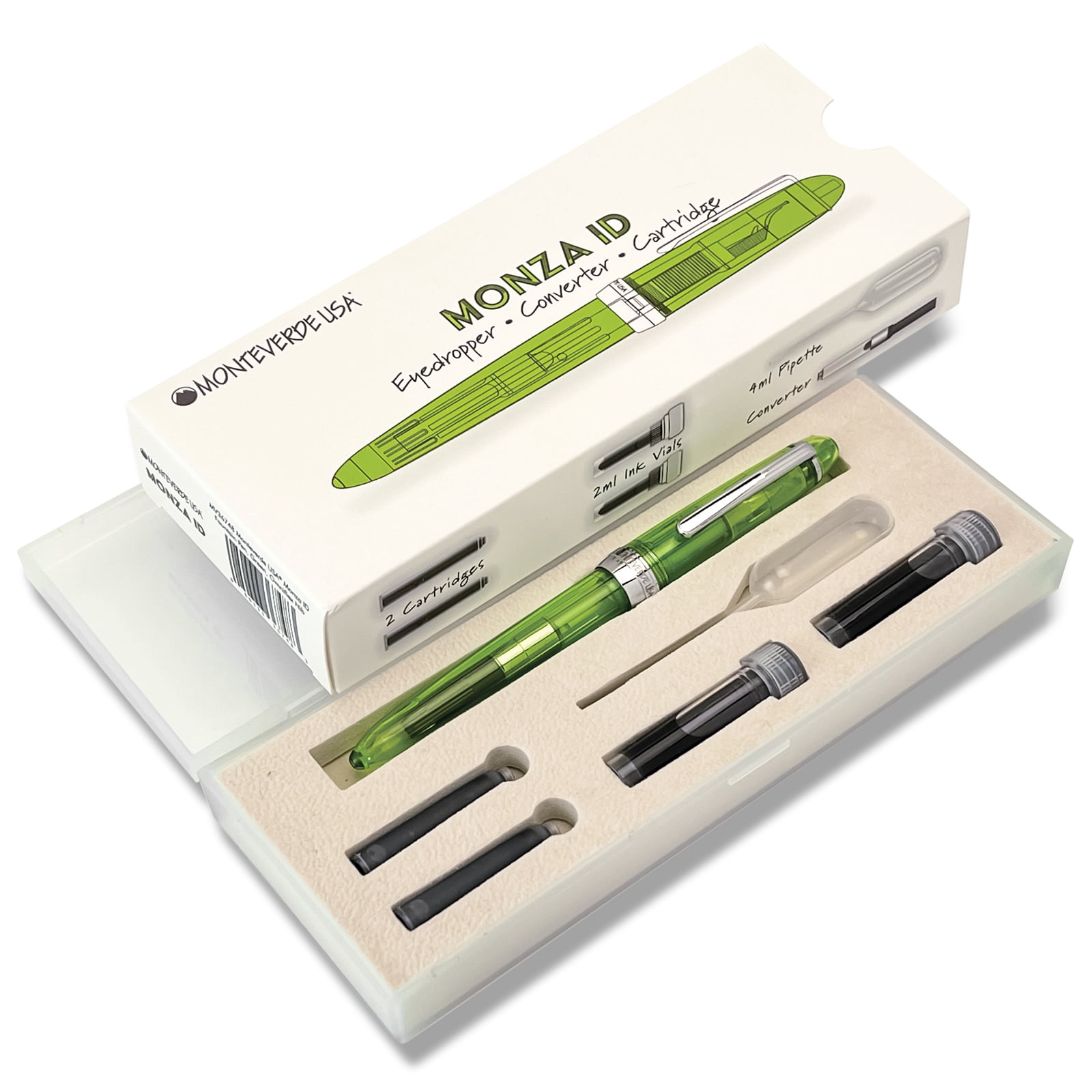 Monteverde Monza ID Green Fountain Pen