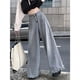 thumbnail image 4 of Pantalones vaqueros de estilo Retro para mujer, Jeans sueltos azules de calle alta, pantalones de fregona rectos de cintura alta, pierna ancha, 4 of 5