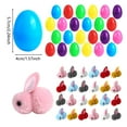 thumbnail image 3 of Filled Easter Eggs With Animal Toys Easter Eggs With Toys Basket Stuffers Fillers Classroom Prize Supplies Toy for Kids Easter Theme Party Favor, 3 of 9