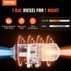 thumbnail image 2 of VEVOR Calentador de aire diesel con control de aplicación Bluetooth, calentador diesel de 12 V 8 KW con ajuste automático de altitud, control remoto y LCD, calentador de estacionamiento diesel para, 2 of 8