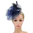 thumbnail image 4 of LEKODE Vintage Hat Women's Fascinators Tea Party Hats Tea Hats for Women 2025 Hats for Tea Party Fascinator Hat Fashion Hats for Women Navy One Size, 4 of 7