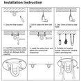 thumbnail image 3 of Hanging Tray Stainless Steel Aerial Yoga Buckle Ceiling Hanging Tray Fixed Tray Home Essentials, 3 of 6