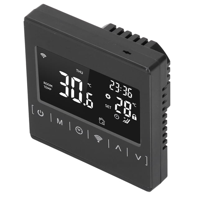Contrôleur de Température, Contrôleur de Température Intelligent WiFi Contrôle de Chauffage Intelligent Wi Fi Thermostat Qualité Inégalée