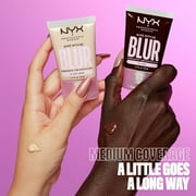 NYX Professional Makeup Bare with Me Blur Skin Tint Foundation, Medium Coverage, Deep Bronze