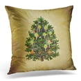 thumbnail image 1 of BOSDECO Housse de Coussin Vintage de Noël 18x18 Pouces, 1 of 1