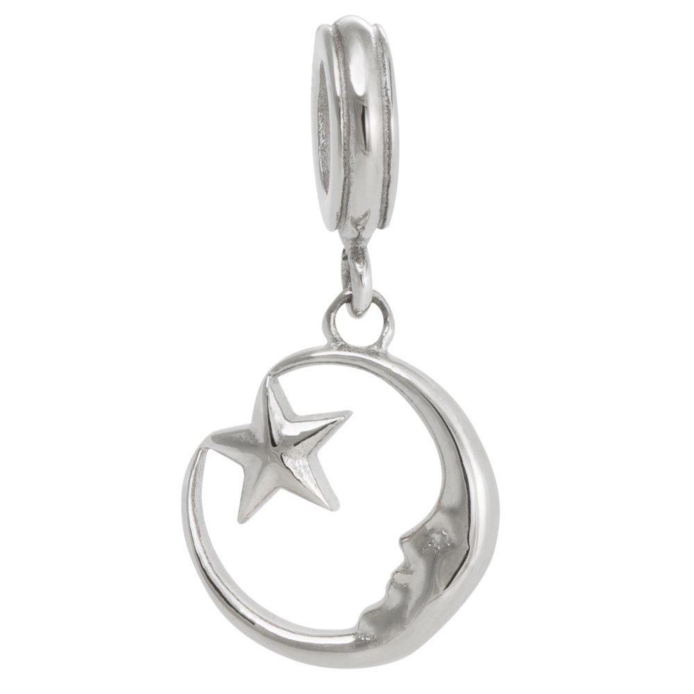 Hallmark Jewelry Connections from Hallmark Stainless Steel Moon and