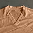 thumbnail image 5 of ZUKMRJPC Mens Short Sleeve T-Shirts V Neck Fashion Solid Color Summer Basic Tops Casual Loose Fit Sport Athletic Work Shirts, 5 of 7
