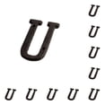 thumbnail image 3 of Advancent Letras de metal Números de casa Decoración de puerta fácil de instalar No es fácil de desvanecer Amplia aplicación B17--U B17--U 10Conjunto, 3 of 6