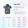 thumbnail image 7 of Sxiwei Kids Boys Hawaiian Shirt Printed Short Sleeve Beach Shirt  Tropical Holiday Summer Shirts Type B 140, 7 of 7