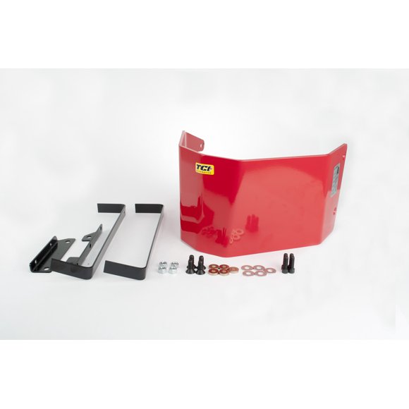 TCI Automotive 980000 Auto Trans Case Shield TH400; GM; Red; 6061-T6 Aluminum; SFI Rated