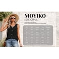 thumbnail image 7 of MOYIKO Tank Tops for Women Eyelet Crew Neck Sleeveless Tops Dressy Casual Trendy Flowy Summer Shirts Loose Fit, 7 of 7