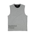 thumbnail image 1 of bar III Mens Weekend Vibes Pajama Tank Top, Grey, Medium, 1 of 2