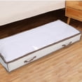 thumbnail image 4 of Dvkptbk Underbed Storage Bag, Foldable, With Double Zippers, Reinforced Handles, Suitable For Bedroom, Dormitory Quilt Blanket Storage Bag, 4 of 6