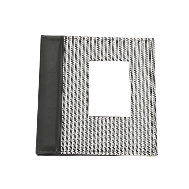 Álbum de fotos de arte resistente al agua a prueba de polvo con 100 bolsillos, portátil, Flexible, para fotografía familiar, álbumes, Almacenamiento y organización del hogar Negro 31.5*32.5 cm Inteprter HA074486-02