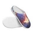 thumbnail image 3 of Picia Heart Sky Bird Couple for Women's Lamb-hug Comfy Fleece House Slippers Memory Foam, Slip-on House Shoes Indoor Outdoor-39/40, 3 of 7