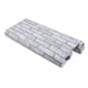 thumbnail image 4 of Papel tapiz de ladrillo autoadhesivo impermeable de 45 x 100 cm para baño, dormitorio y cocina, color gris, 4 of 7