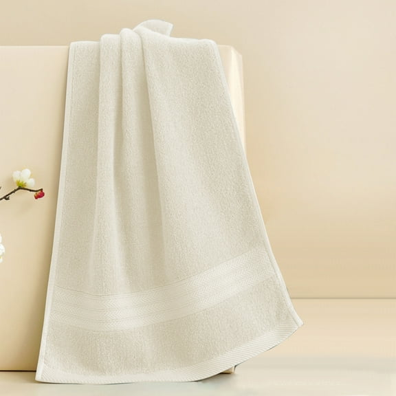XGFHYJEH Hand Towel, Towel Clearance, Hand Towels Under $5, Hand Towels for Bathroom, Spring Hand Towel, Towel For Bath, Hand, Face, Gym, Spa, cotton, 35x75cm, White