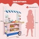 thumbnail image 3 of Costway Carrito de Comida y Golosinas para Niños de 3+ Años Juguete Carrito con Máquina POS Estante para Bebidas Área de Exhibición Ruedas, 3 of 9