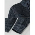 thumbnail image 3 of Gioberti Men's Knitted Regular Fit Full Zip Cardigan Sweater with Soft Brushed Flannel Lining, 3 of 6