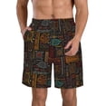 thumbnail image 1 of Fotbe Polynesian Turtles Trajes de Baño Estampados para Hombre, Shorts de Verano de Secado Rápido, Ropa de Playa, Bañadores-Small, 1 of 6