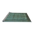 thumbnail image 2 of Ahgly Company Machine Washable Indoor Rectangle Oriental Light Blue Industrial Area Rugs, 5' x 7', 2 of 4