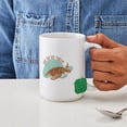 thumbnail image 4 of CafePress - Save The Sea Turtles Mugs - 15 oz Ceramic Large White Novelty Mug, 4 of 6