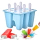 thumbnail image 1 of Moldes para Helados Caseros Paletas Silicona Molde Hielo Fácil Liberación 6 Piezas Sin BPA Quitar Reutilizable, 1 of 9