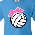 thumbnail image 4 of Inktastic Volleyball with Pink Bow Youth T-Shirt, 4 of 5
