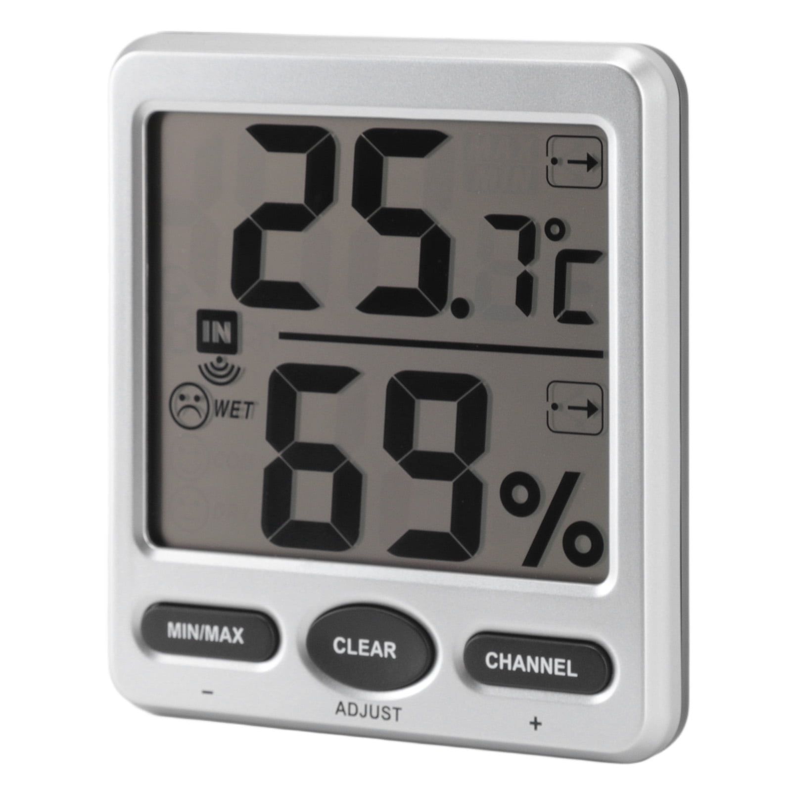 YAHHU Room Thermometer Large Screen Comfort Level Indicator 24 Hours Record High Accuracy Humidity Sensor for Indoor Outdoor