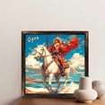 thumbnail image 6 of Cowboy Horse Ocean Wooden Sign Wall Plaque - Vintage Art Decoration, Wall Decoration - Ideal Gift For Home Decoration, Living Room, Bathroom, Bedroom, Garden, Dining, Bar, Cafe, Festival Party Deco, 6 of 7