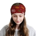 thumbnail image 6 of Honeii Merry Christmas Print Winter Beanie Daily Hat - Thermal Polar Fleece Ski Running Hat Skull Cap for Men and Women,Beanie, 6 of 8
