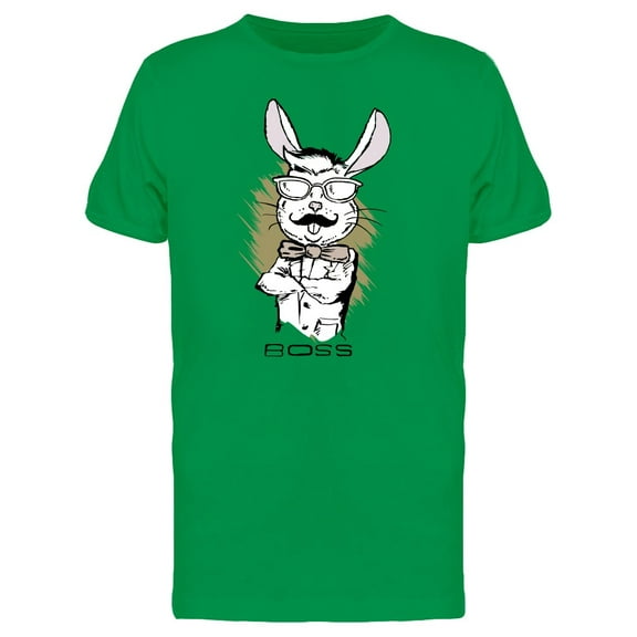 Hipster Rabbit Boss Tee Men's -Image by Shutterstock