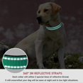 thumbnail image 4 of Reflective Dog Collar with Buckle Adjustable Safety Nylon Collars for Small Medium Large Dogs, Pink S Teal M, 4 of 4