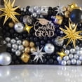 thumbnail image 4 of Kit de globos SONICEBUY Gold Star Foil, paquete de 6 con 10 estrellas de cuatro puntas, 4 of 6