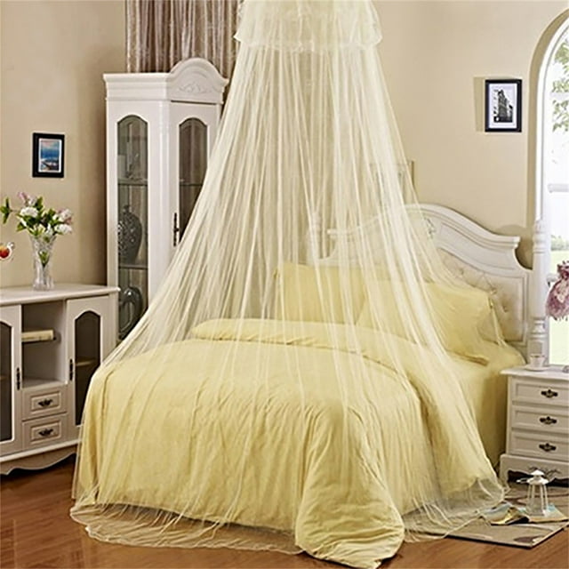 Meiiso Clearance Sales Today Deals Prime! Dome Mosquito Net, Ceiling Printing Ceiling Dome Mesh Style Double Layer Home Mesh, Curtain, 9.75*7.8*1.17In, 1*Dome Mosquito Net