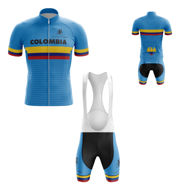 Colombia Flag Men's Cycling Kit - 3XL