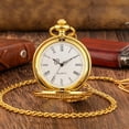 thumbnail image 5 of Luxury Skeleton Dragon Quartz Pocket Watch With Chain For Men Women Boys Dragon Lovers Roman Pocket Watch Gift For Father's Day Xmas Birthday, 5 of 6