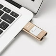 thumbnail image 3 of Flash Drive, 3 in 1 USB 3.0 Memory Stick, Photo Stick External Storage Thumb Drive for iPhone iPad Android Computer, 3 of 9