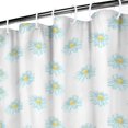 thumbnail image 4 of 72x72 Inch Fabric Shower Curtain Waterproof Polyester, Daisy Floral Print, 4 of 6